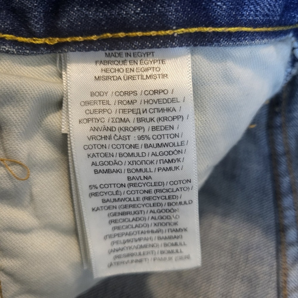 Polo Ralph Lauren Varick Slim Straight Mens Jeans 38x32 Medium Wash Distressed - Picture 12 of 14